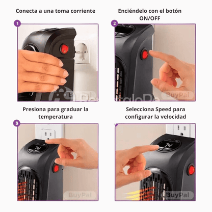 Calefactor Eléctrico Portátil 400W