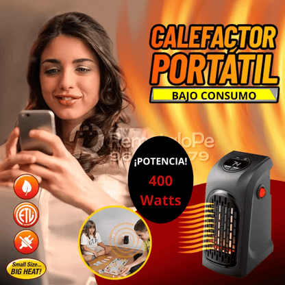 Calefactor Eléctrico Portátil 400W