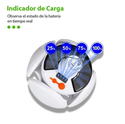 LUZ LED CON CARGA SOLAR