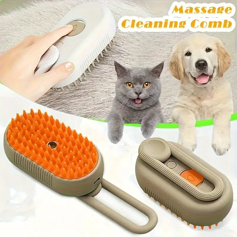 ¡Mantén a tu Mascota Feliz y Saludable con el Cepillo 3 en 1 PetSmooth!